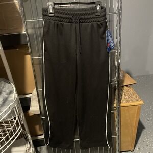Girls MTA Sport Wide Leg Striped Exercise Pants Size M 7/8